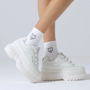 NAKED WOLFE Sporty platform lace-up sneakers